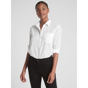 Gap Fitted Boyfriend Shirt